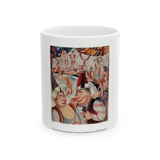 Esquire magazine illustration, 1933-Autumn - White Coffee Mug 11oz - Go Mug Yourself