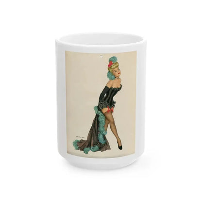 Esquire P04 Jan - White Coffee Mug 15oz - Go Mug Yourself