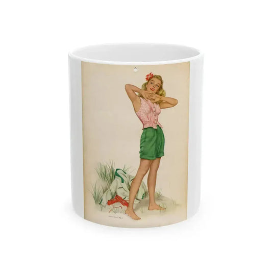 Esquire P14 Jun - White Coffee Mug 11oz - Go Mug Yourself