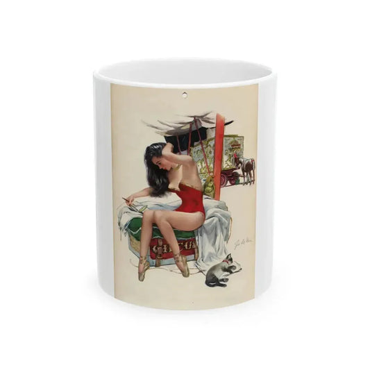 Esquire P26 Dec - White Coffee Mug 11oz - Go Mug Yourself