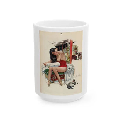 Esquire P26 Dec - White Coffee Mug 15oz - Go Mug Yourself