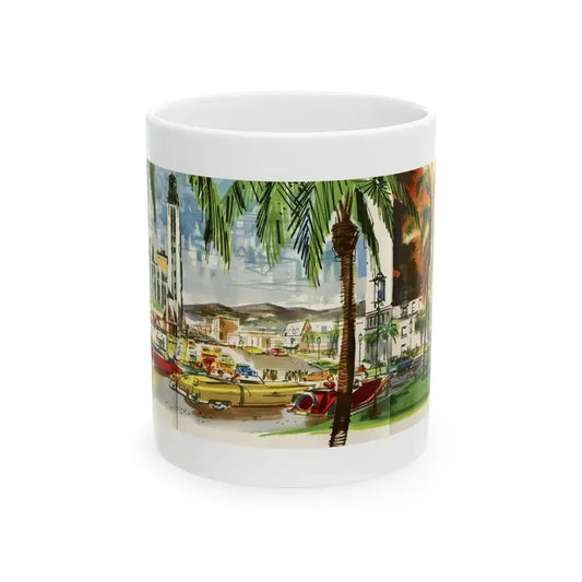 Esquire's Avenues of Fashion, 1953 - White Coffee Mug 11oz - Go Mug Yourself