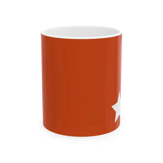Essad Pashas flag (Albania) White Coffee Mug 11oz - Go Mug Yourself