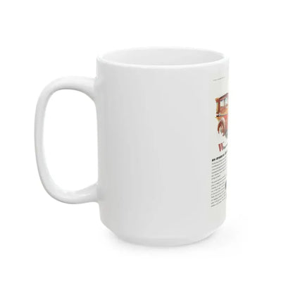 Essex ad, McCall's, July 1930 - White Coffee Mug - Go Mug Yourself