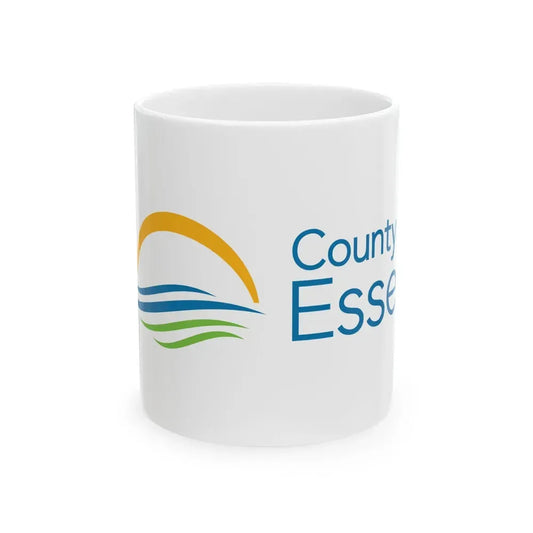 Essex County Ontario Flag 2014 - present (Canada) White Coffee Mug 11oz - Go Mug Yourself