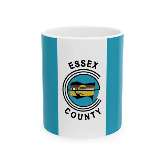 Essex County Ontario Flag pre-2014 (Canada) White Coffee Mug 11oz - Go Mug Yourself
