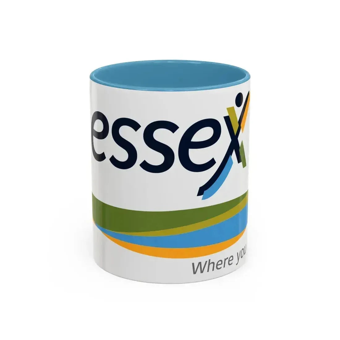 Essex Ontario Flag Canada - Accent Coffee Mug 11oz Light Blue - Go Mug Yourself