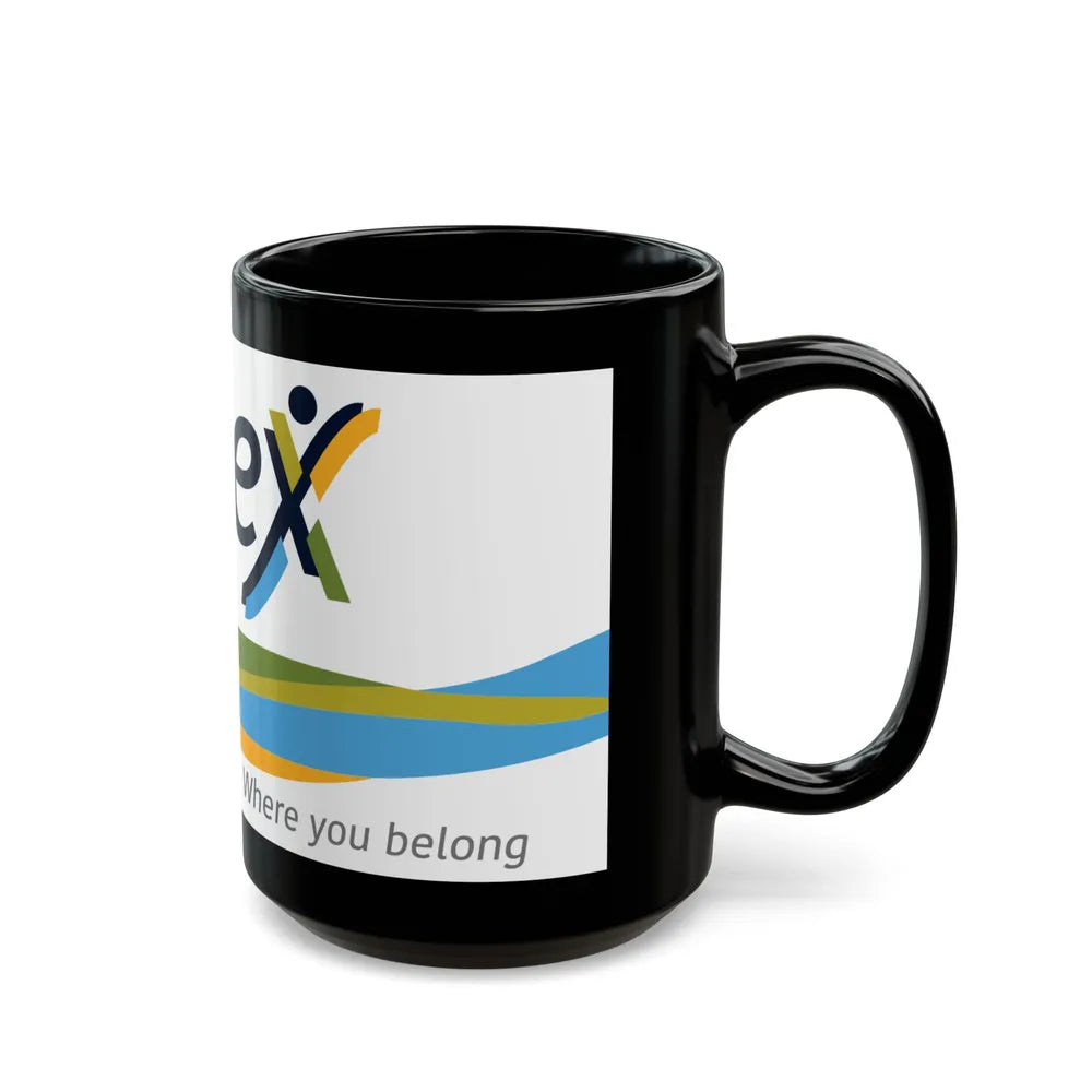 Essex Ontario Flag Canada - Black Coffee Mug-Go Mug Yourself