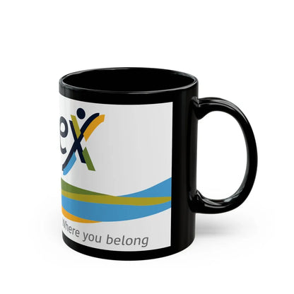 Essex Ontario Flag Canada - Black Coffee Mug-Go Mug Yourself