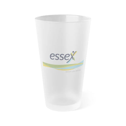 Essex Ontario Flag Canada - Frosted Pint Glass 16oz-16oz-Frosted-Go Mug Yourself