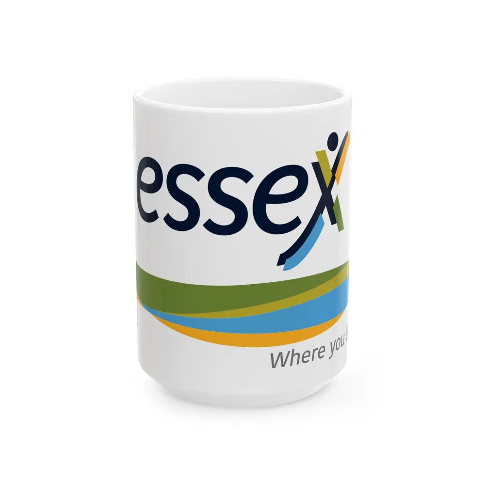 Essex Ontario Flag Canada - White Coffee Mug-15oz-Go Mug Yourself