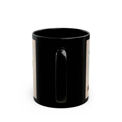 Esso Motor Oil advertisement, 1952 - Black Coffee Mug - Go Mug Yourself