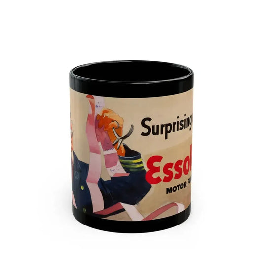Essolene Motor Fuel advertisement - Black Coffee Mug 11oz - Go Mug Yourself