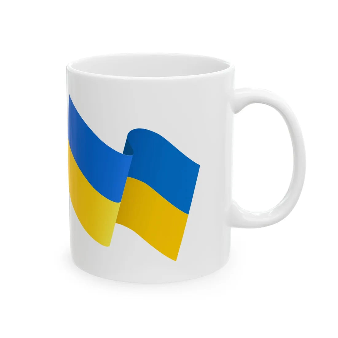 Est-ukr-01 (Estonia) White Coffee Mug - Go Mug Yourself