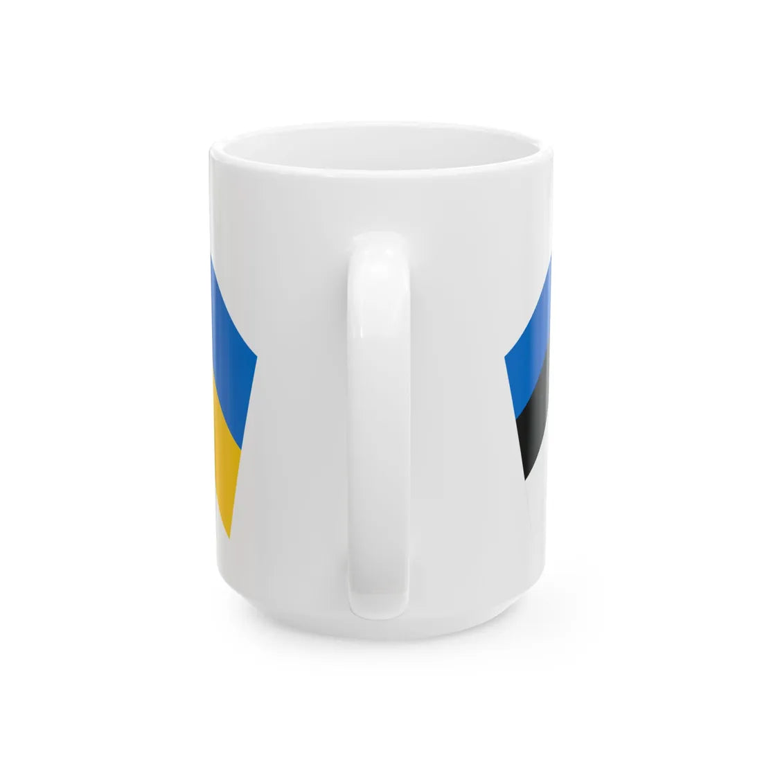 Est-ukr-01 (Estonia) White Coffee Mug - Go Mug Yourself