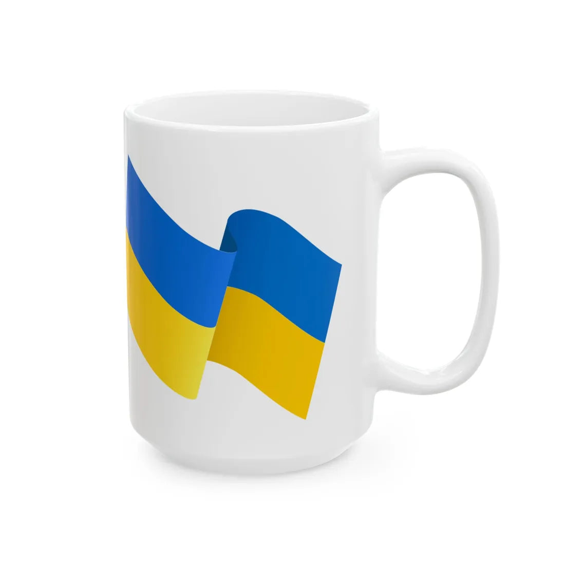Est-ukr-01 (Estonia) White Coffee Mug - Go Mug Yourself