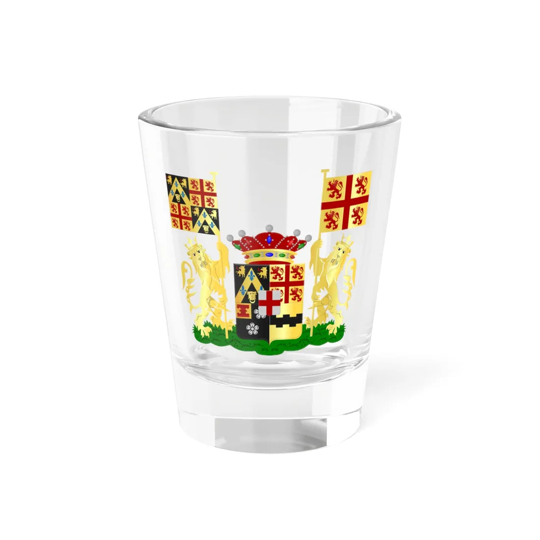 Estaimpuis wapen (Belgium) (Coat of Arms) Shot Glass 1.5oz 1.5oz - Go Mug Yourself