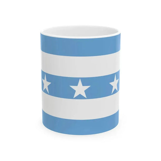 Estandarte de la Libertad Guayaquil Libre IB (Argentina) White Coffee Mug 11oz - Go Mug Yourself