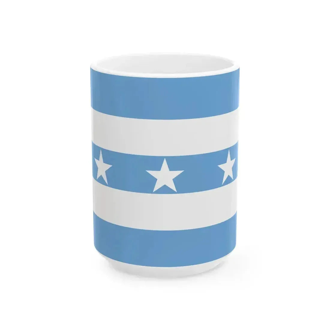 Estandarte de la Libertad Guayaquil Libre IB (Argentina) White Coffee Mug 15oz - Go Mug Yourself