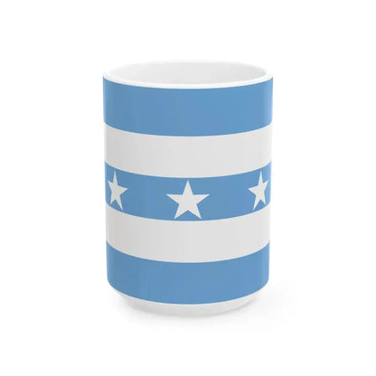 Estandarte de la Libertad Guayaquil Libre IB (Argentina) White Coffee Mug 15oz - Go Mug Yourself