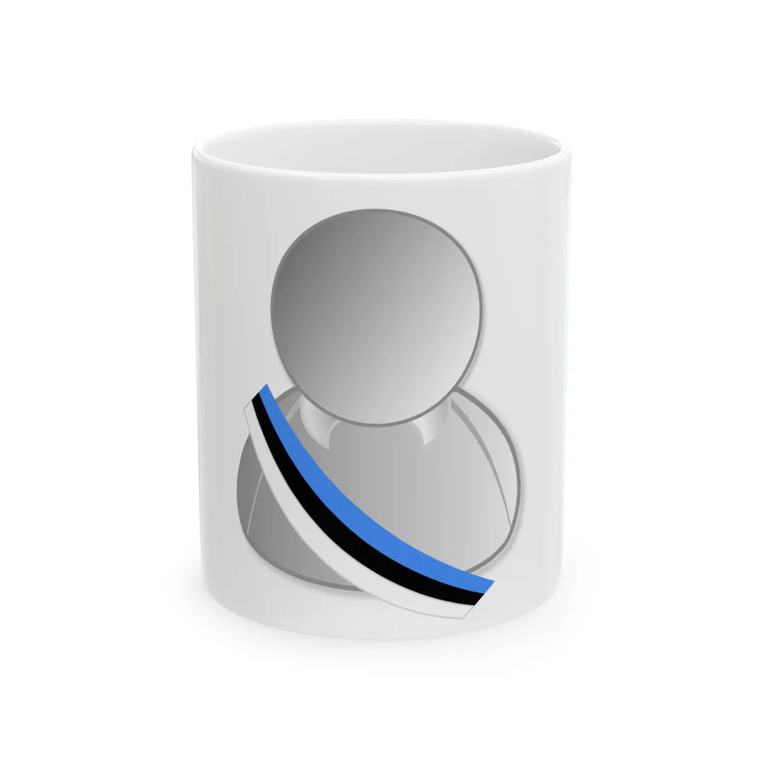 Estonia politic personality icon (Estonia) White Coffee Mug 11oz - Go Mug Yourself