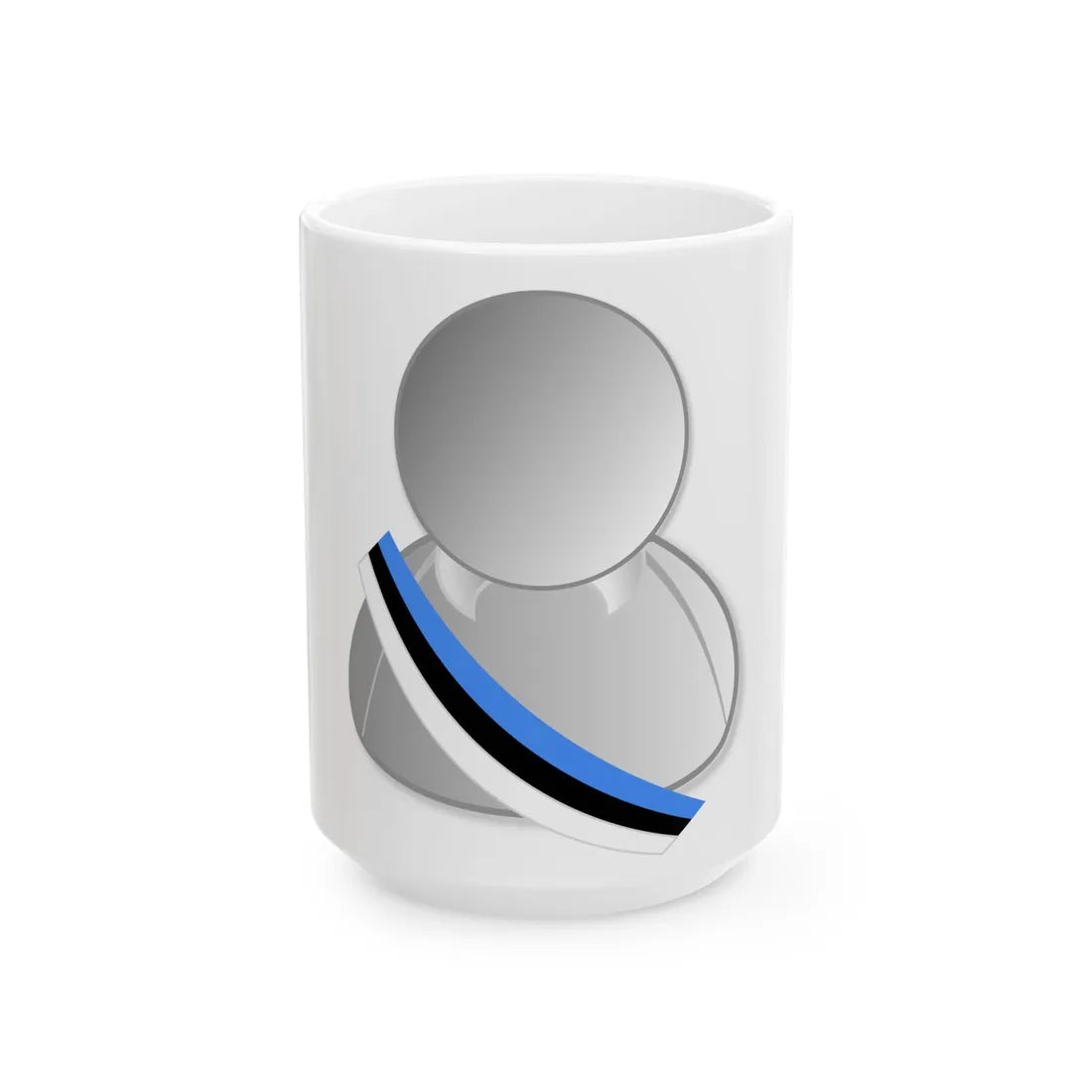Estonia politic personality icon (Estonia) White Coffee Mug 15oz - Go Mug Yourself