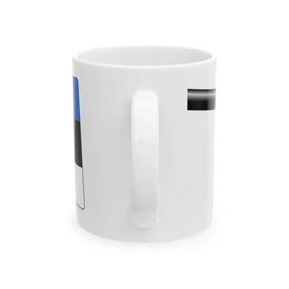 Estonia Rowing Blade (Estonia) White Coffee Mug - Go Mug Yourself