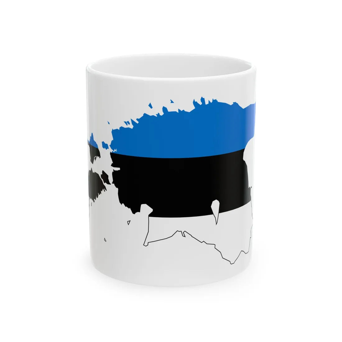Estonia stub (Estonia) White Coffee Mug 11oz - Go Mug Yourself