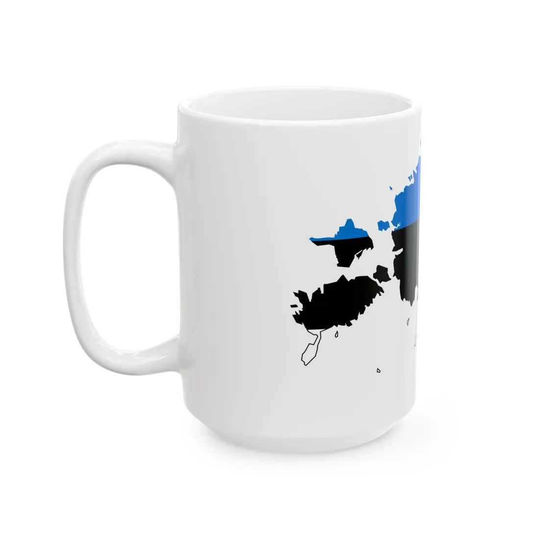 Estonia stub (Estonia) White Coffee Mug - Go Mug Yourself