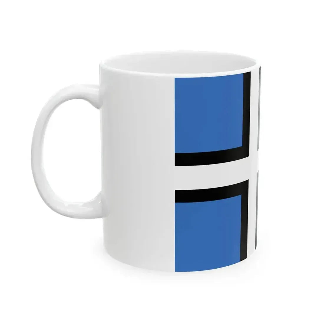 Estonian alternative flag proposal (Estonia) White Coffee Mug - Go Mug Yourself