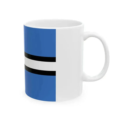 Estonian alternative flag proposal (Estonia) White Coffee Mug - Go Mug Yourself