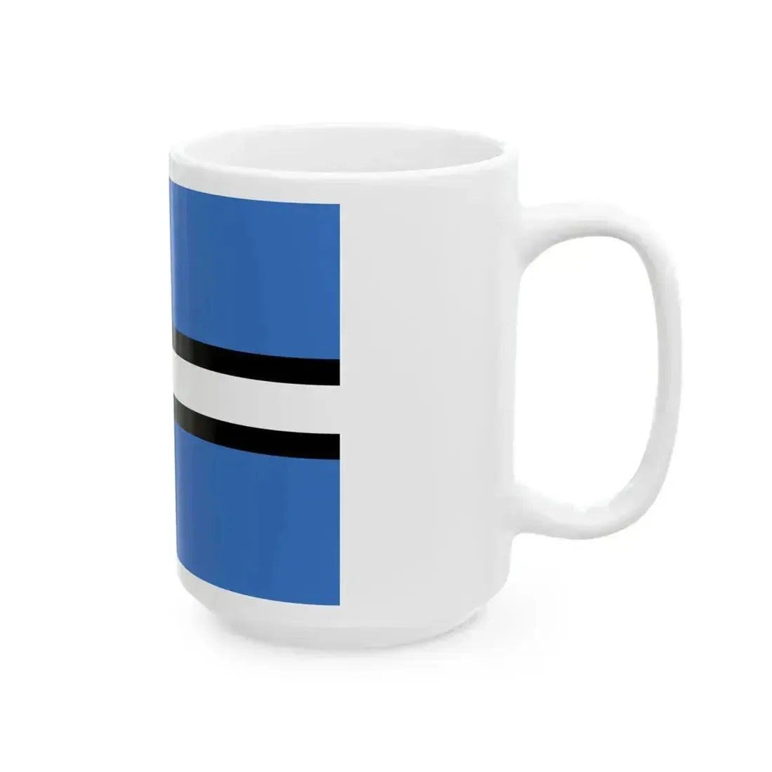 Estonian alternative flag proposal (Estonia) White Coffee Mug - Go Mug Yourself