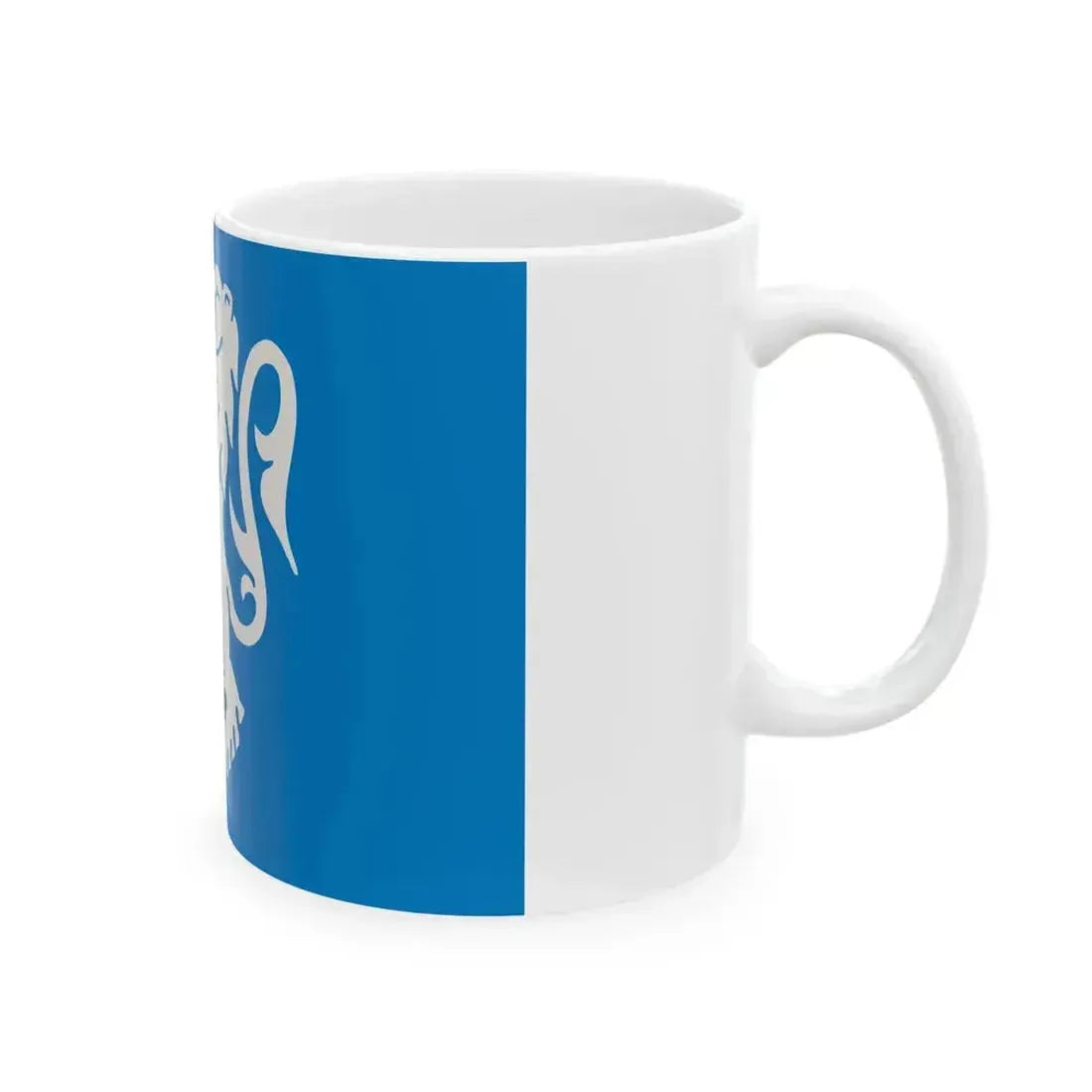 Estonian Police and Border Guard Board Flag (Estonia) White Coffee Mug - Go Mug Yourself