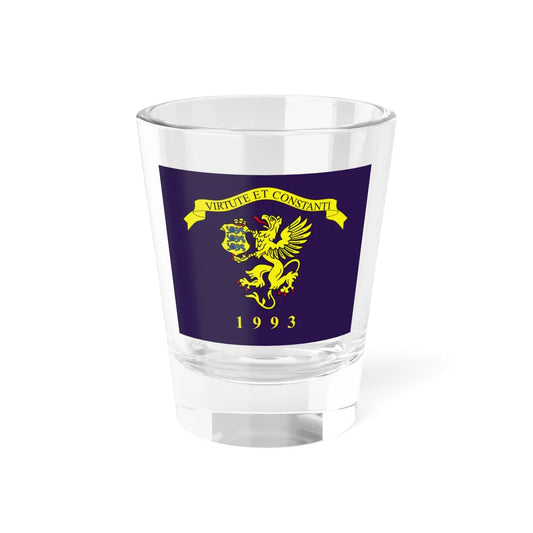 Estonian Security Police flag (Estonia) Shot Glass 1.5oz 1.5oz - Go Mug Yourself
