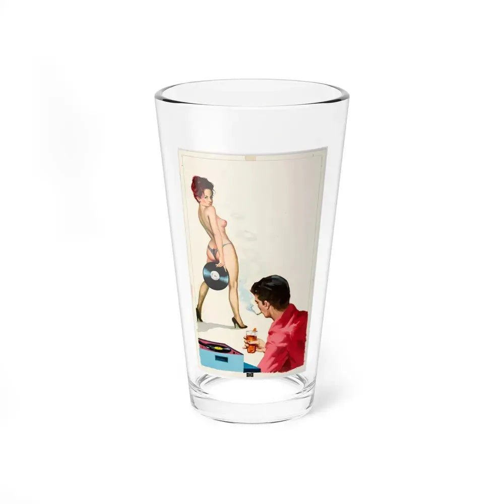 et-Set Sex Stud, Paperback Novel Cover (Spartan Books, 1966) - Pint Glass 16oz 16oz - Go Mug Yourself
