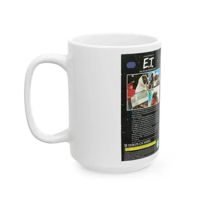 ET THE EXTRA TERRESTRIAL (VHS COVER) - White Coffee Mug - Go Mug Yourself