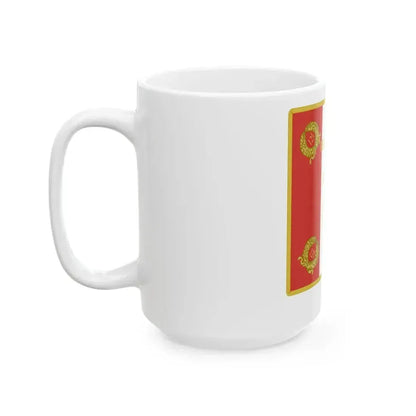 Etendard 12e regiment de chasseurs a cheval (France) White Coffee Mug - Go Mug Yourself