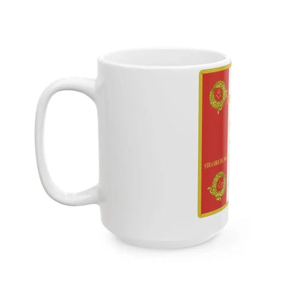 Etendard 12e regiment de cuirassiers (France) White Coffee Mug - Go Mug Yourself