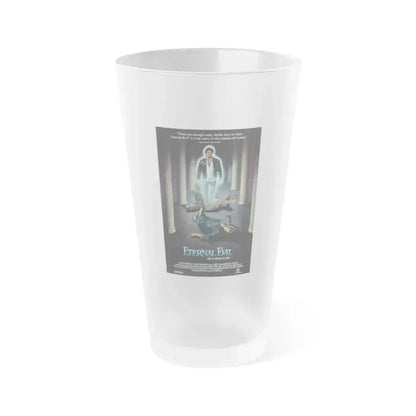 ETERNAL EVIL 1985 Movie Poster - Frosted Pint Glass 16oz 16oz Frosted - Go Mug Yourself