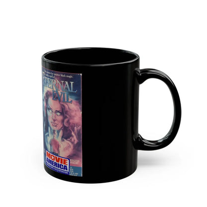 ETERNAL EVIL (VHS COVER) - Black Coffee Mug-Go Mug Yourself