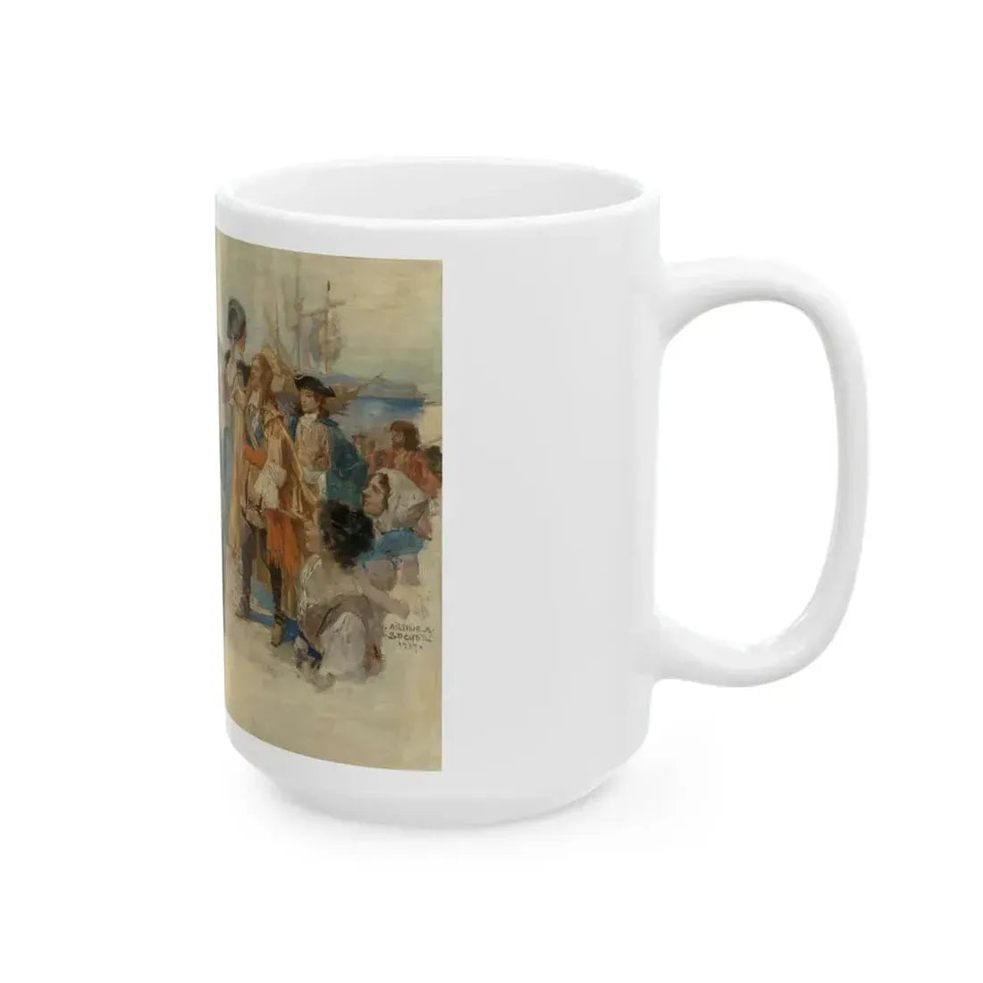 Ethan Allen, 1927 - White Coffee Mug - Go Mug Yourself