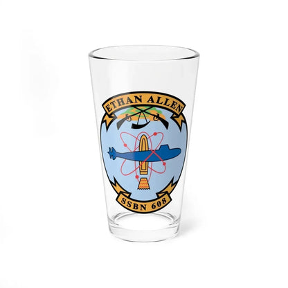 Ethan Allen SSBN 608 (U.S. Navy) Pint Glass 16oz 16oz - Go Mug Yourself