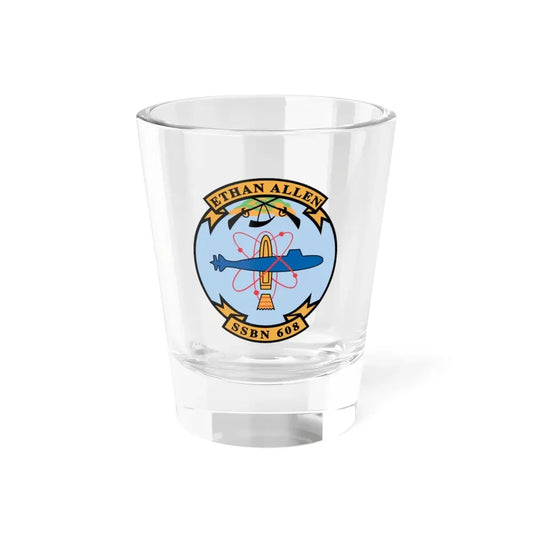 Ethan Allen SSBN 608 (U.S. Navy) Shot Glass 1.5oz 1.5oz - Go Mug Yourself