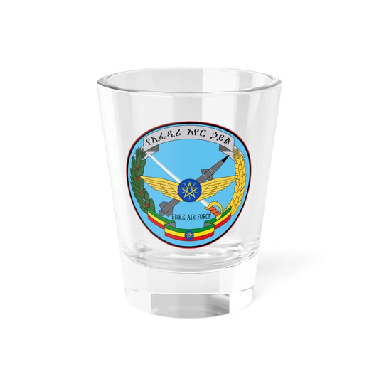 Ethiopian Air Force emblem (Ethiopia) (Coat of Arms) Shot Glass 1.5oz 1.5oz - Go Mug Yourself
