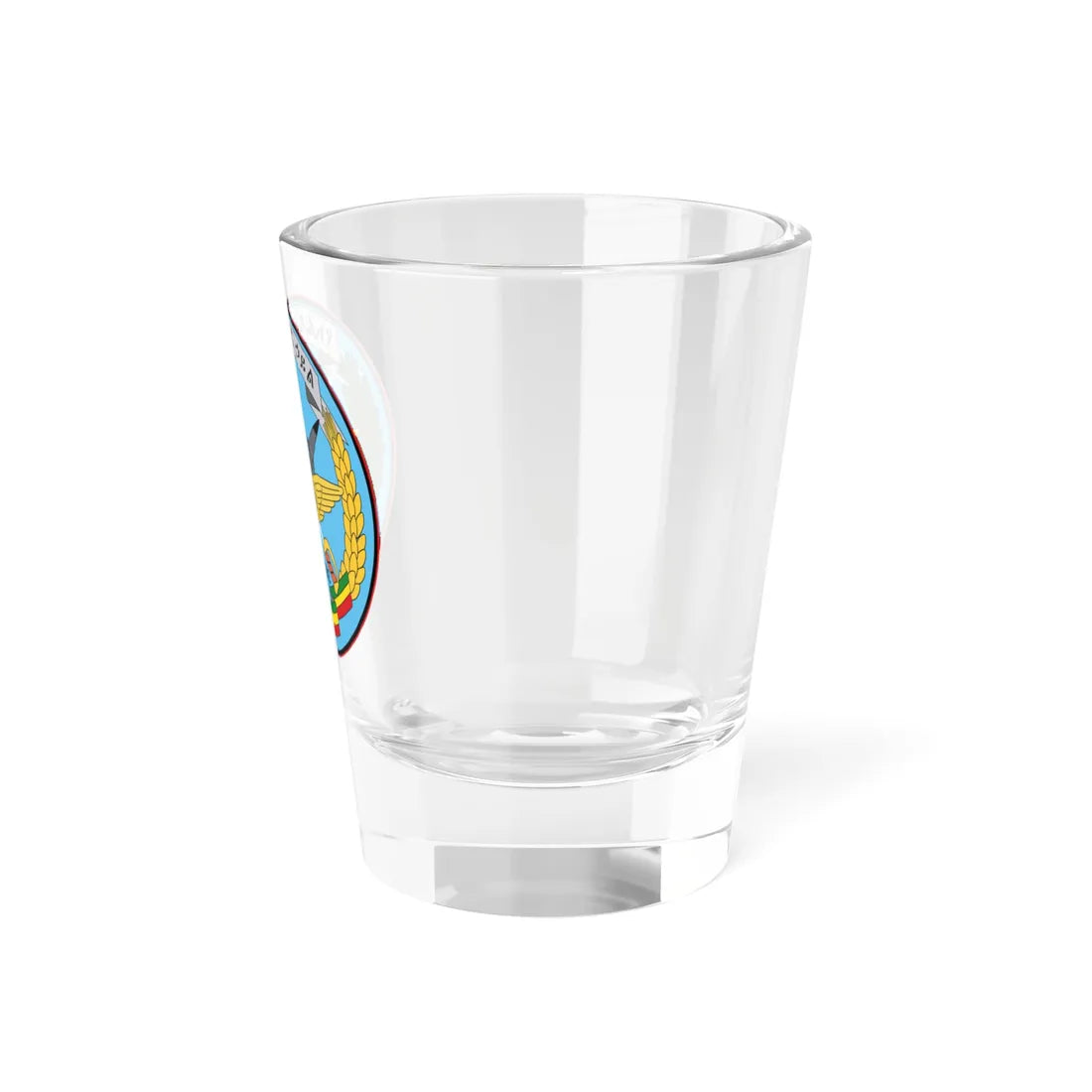 Ethiopian Air Force emblem (Ethiopia) (Coat of Arms) Shot Glass 1.5oz - Go Mug Yourself