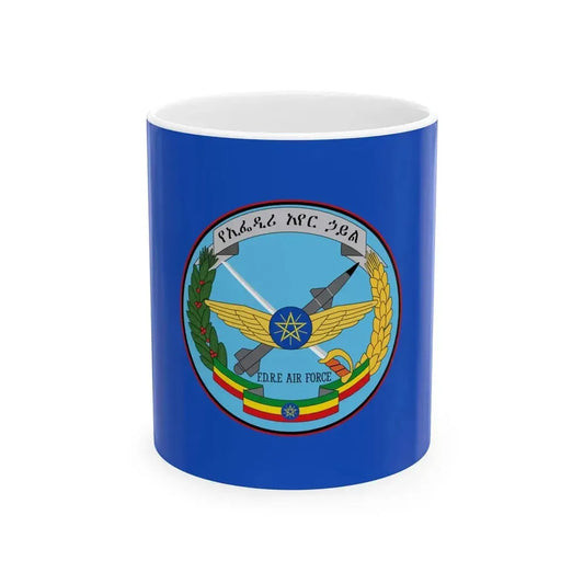 Ethiopian Air Force flag (Ethiopia) White Coffee Mug 11oz - Go Mug Yourself