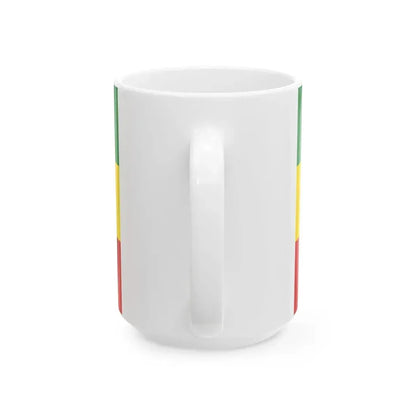 Ethiopian imperial standard of Haile Selassie I reverse (Ethiopia) White Coffee Mug - Go Mug Yourself