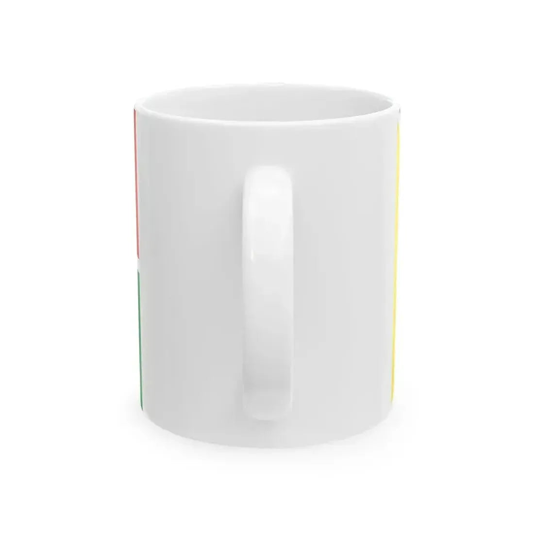 Ethnic flag of Tat people Caucasus (Russia) White Coffee Mug - Go Mug Yourself