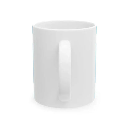 Ethnic flag of the Balkar and Karachay peoples Karachay-Balkaria (Russia) White Coffee Mug - Go Mug Yourself