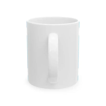 Ethnic flag of the Balkar and Karachay peoples Karachay-Balkaria (Russia) White Coffee Mug - Go Mug Yourself